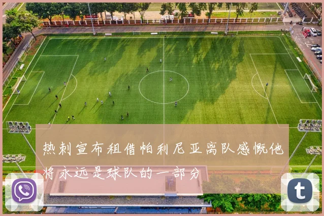 热刺宣布租借帕利尼亚离队感慨他将永远是球队的一部分